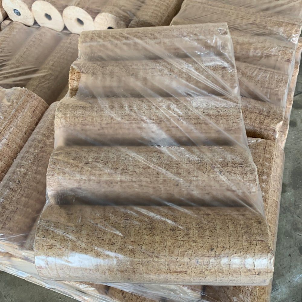 WOOD BRIQUETTES 4 TONS OR LESS $250/TON, 5 OR MORE TONS $200/TON