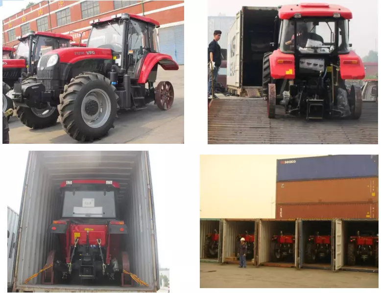 YTO brand X804 80hp wheel tractor with cabin or canopy