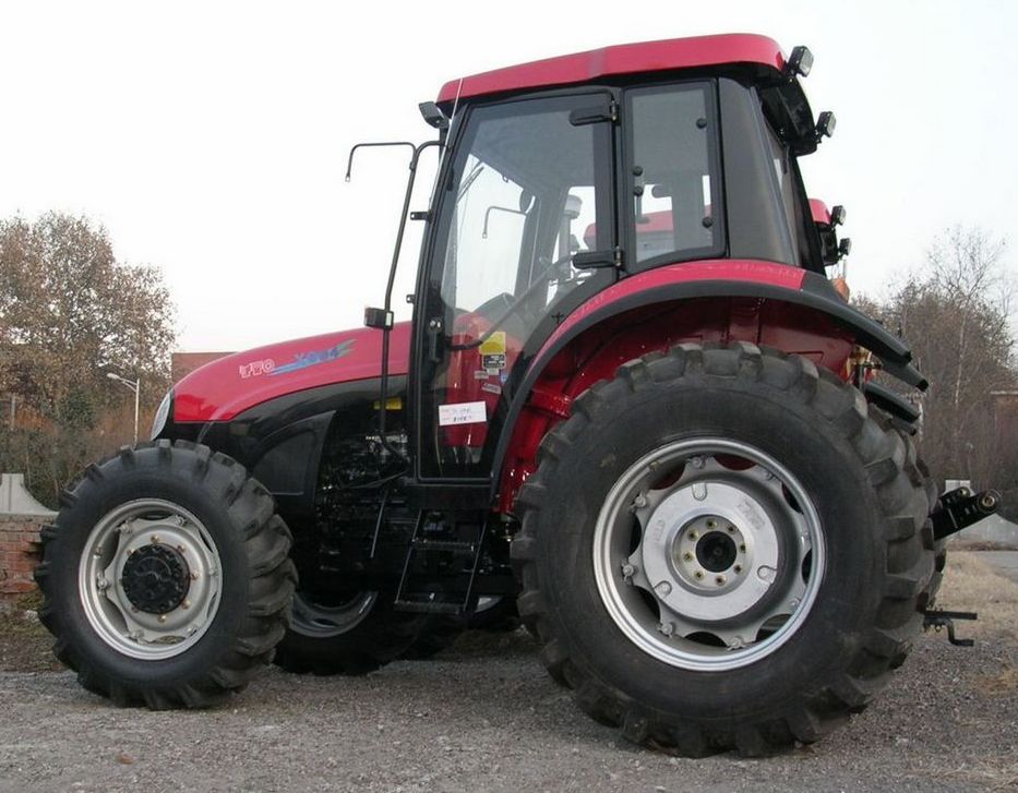 YTO brand X804 80hp wheel tractor with cabin or canopy