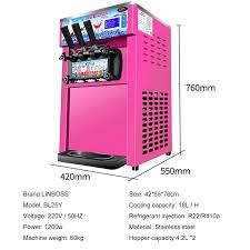 Popular 3 Flavor Desktop Soft Serve Ice Cream Machine Ice Cream Machine Soft With Special Price