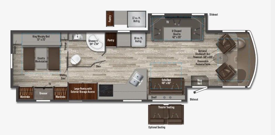New 2024 Winnebago Vista 34R