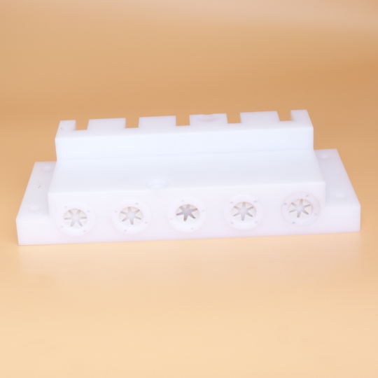 Complete discharge block for soft ice cream machine 5 handles