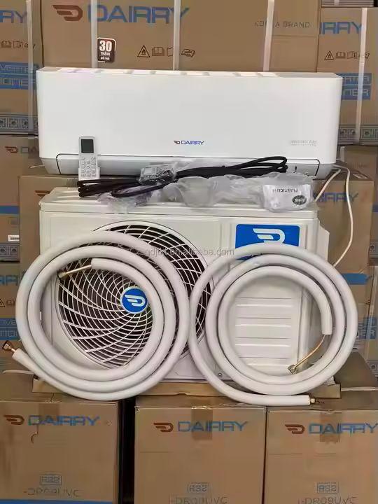 Solar Powered Air Conditioner for Home 24000 Btu 24V 48V Off Grid Solar Ac Air Conditioner Dc/Ac Hybrid Solar Air Conditioner